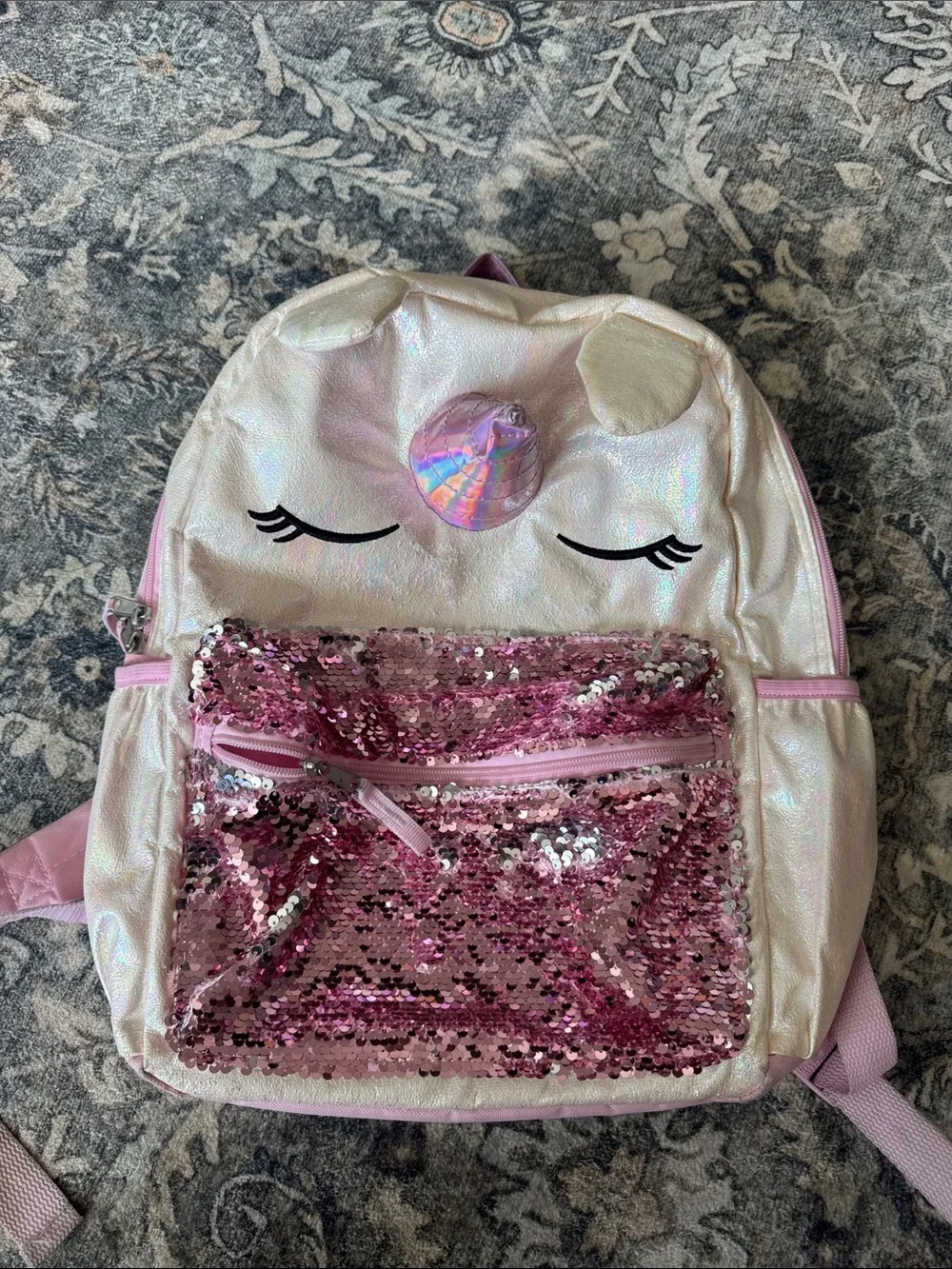 Unicorn Sequin Bookbag